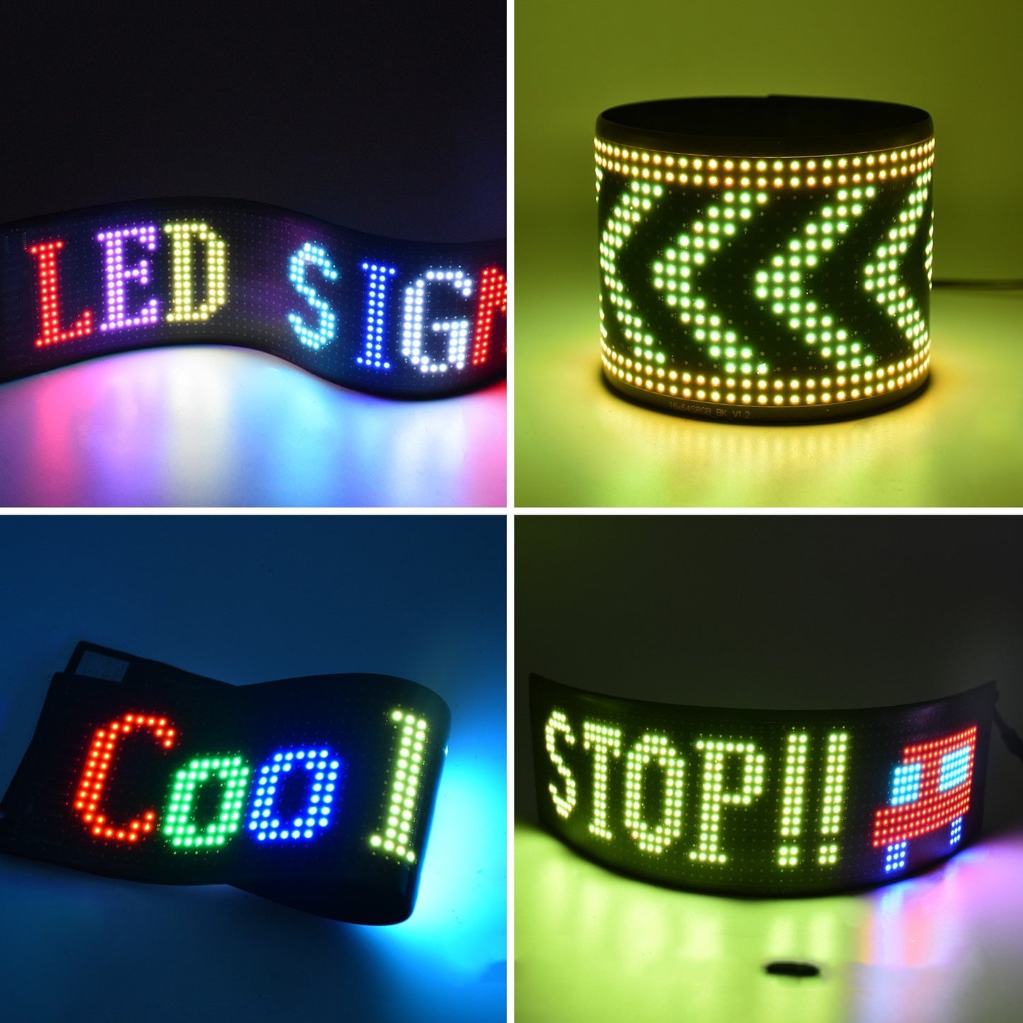 Programmable LED Ultra-thin Display Screen Car Sign