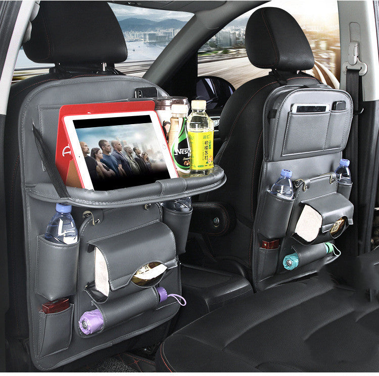 Waterproof PU Leather Backseat Hanging Storage Bag