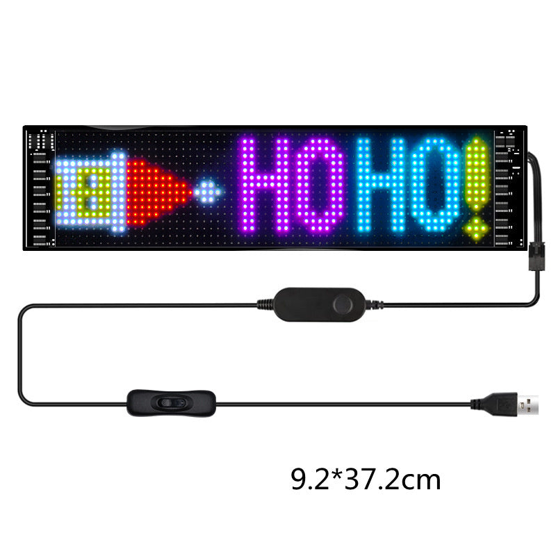 Programmable LED Ultra-thin Display Screen Car Sign